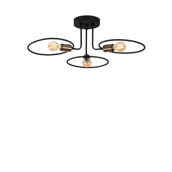 Czarna lampa sufitowa Circle – Opviq lights-image-2