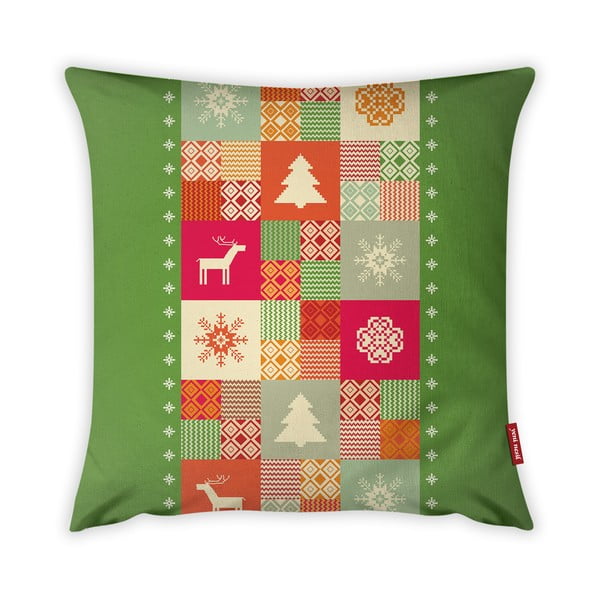 Poszewka na poduszkę Vitaus Christmas Period Playful Pattern, 43x43 cm