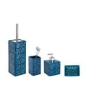 Ciemnoniebieski zestaw ceramicznych akcesoriów łazienkowych Cordoba – Wenko