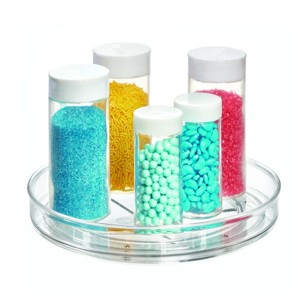 Okrągły obrotowy stojak na pojemniki iDesign The Home Edit, ⌀ 23,5 cm-image-1