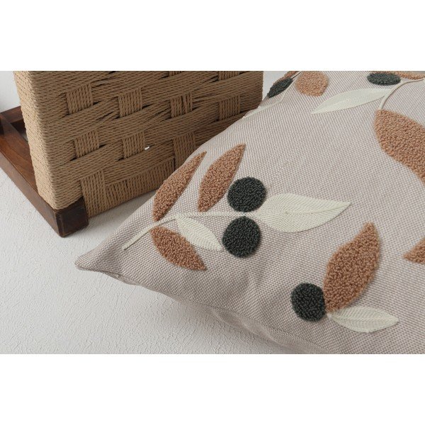 Lniana poduszka dekoracyjna 43x43 cm Sonbahar – Mioli Decor-image-4