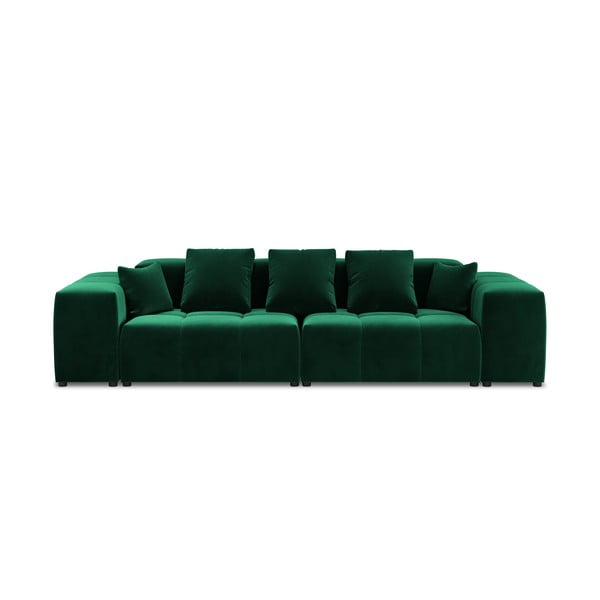 Zielona aksamitna sofa 320 cm Rome Velvet – Cosmopolitan Design