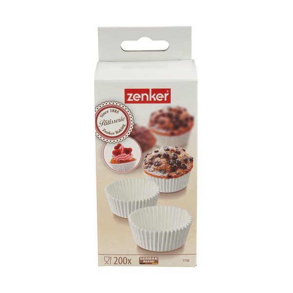 Zestaw 200 białych papilotek na muffiny Zenker Muffin, ø 5 cm-image-1