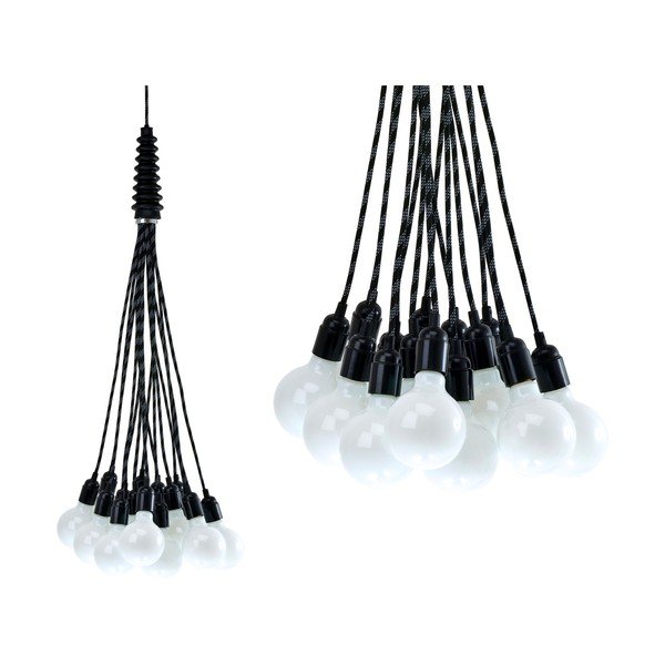 Czarna lampa wisząca Leitmotiv Bundle Light