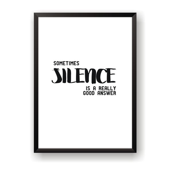 Plakat Nord & Co Silence, 21 x 29 cm