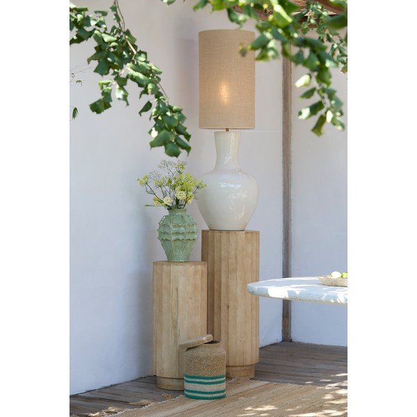 Okrągły stolik z litego drewna mango ø 35 cm Ellena – Light & Living-image-1