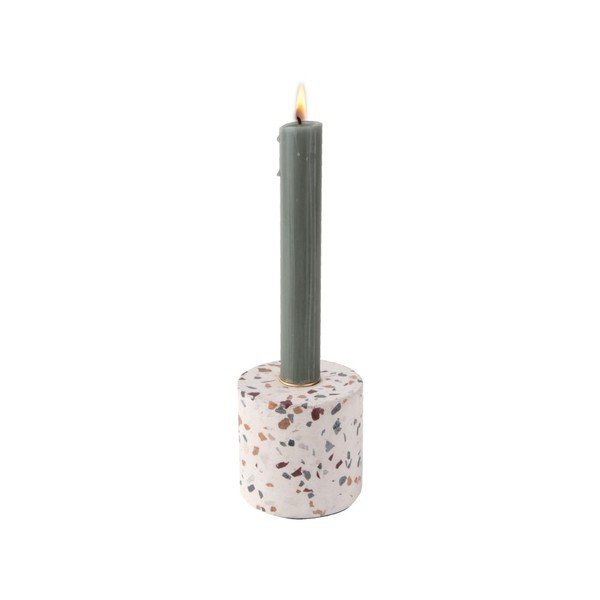 Ręcznie wykonany świecznik PT LIVING Terrazzo Trois, wys. 7,5 cm-image-1