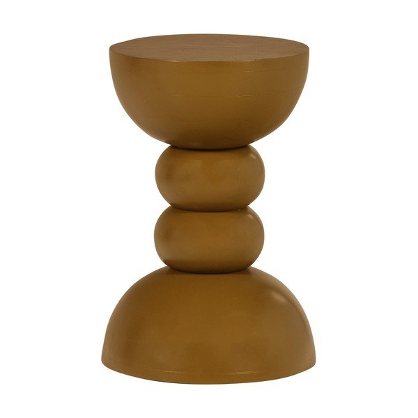 Okrągły stolik z litego drewna mango ø 35 cm Miel – WOOOD