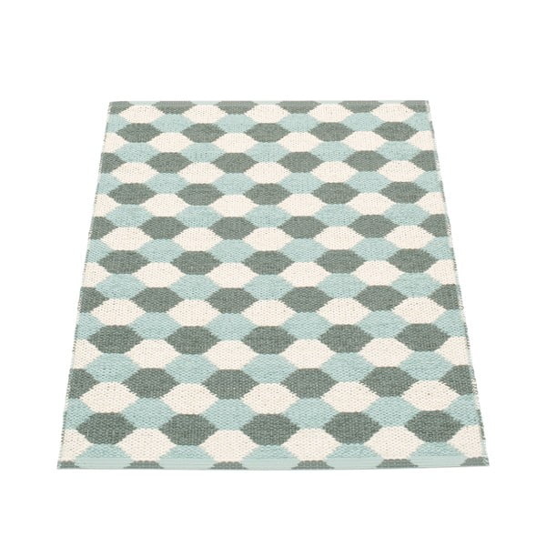 Zielono-turkusowy dywan odpowiedni na zewnątrz 70x100 cm Dana Army – Pappelina