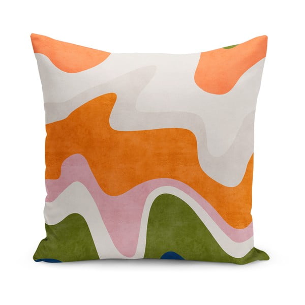 Poszewka na poduszkę 43x43 cm Squiggly Orange – Mila Home