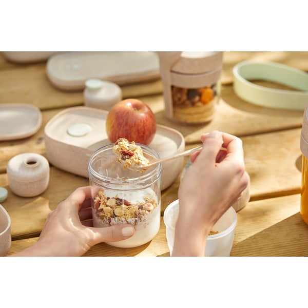 Pojemnik na jogurt z łyżką To Go Organic – Lékué-image-1