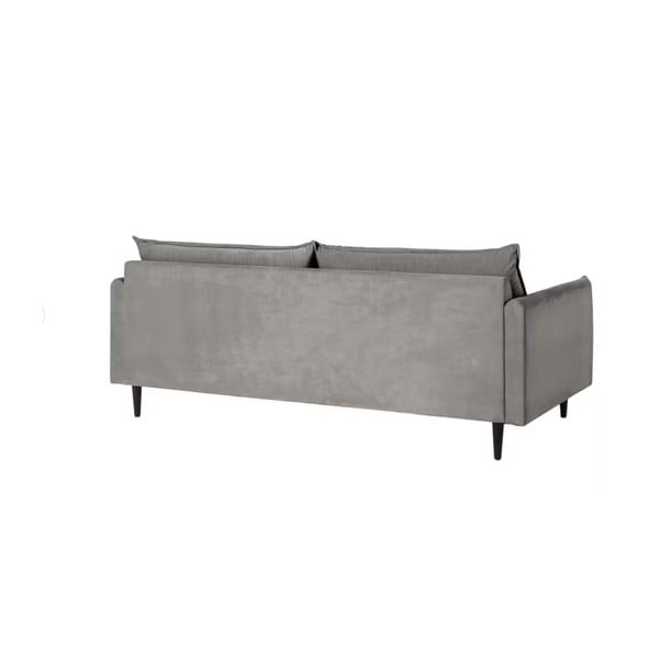 Szara aksamitna sofa 203 cm Juli – Ropez-image-3