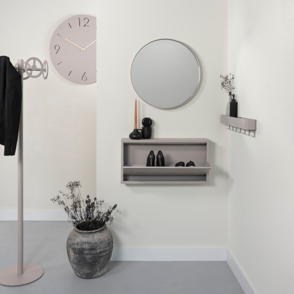 Szarobeżowy metalowy wieszak Circle – Spinder Design-image-3