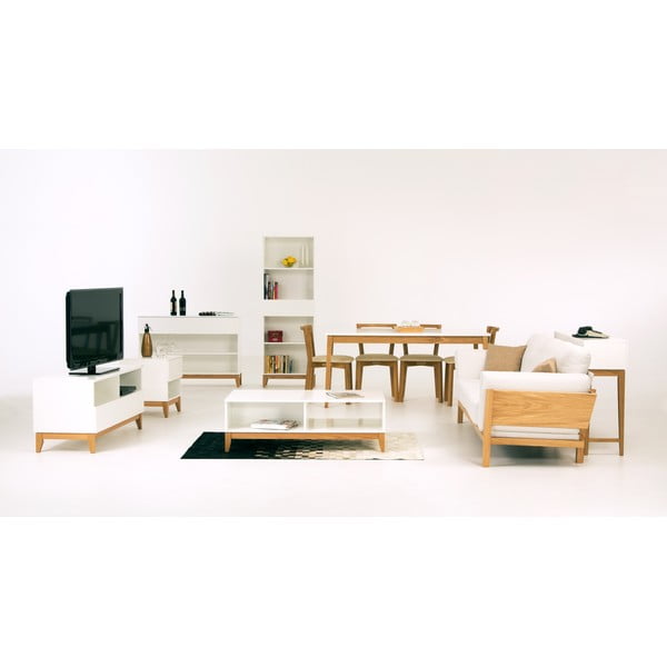 Biała szafka pod TV Woodman Blanco-image-1