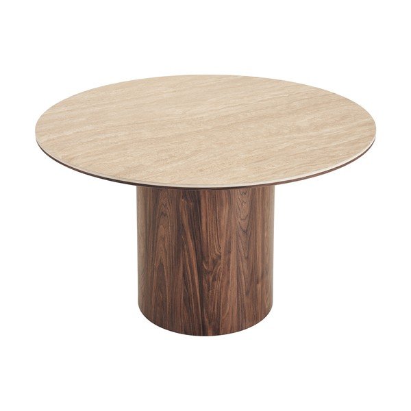 Okrągły stół z ceramicznym blatem ø 120 cm Delphi – House Nordic-image-3