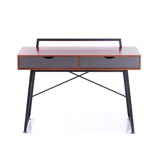 Biurko z blatem w dekorze orzecha 57.5x120 cm Tolm – Homede-image-2