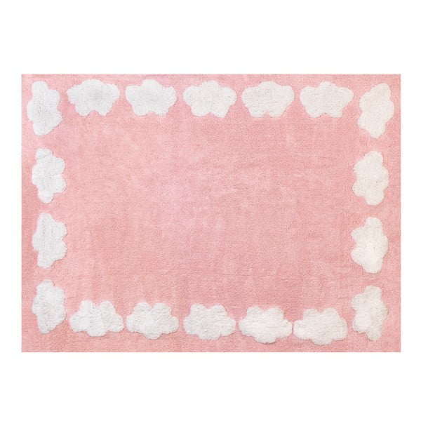 Dywan Nube 160x120 cm, różowy