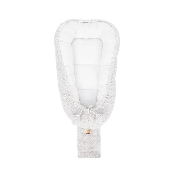 Kokon dla niemowląt w kolorze kości słoniowej 55x83 cm – Meowbaby-image-2