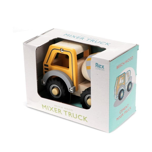 Drewniane auto zabawkowe Cement Mixer – Rex London-image-3