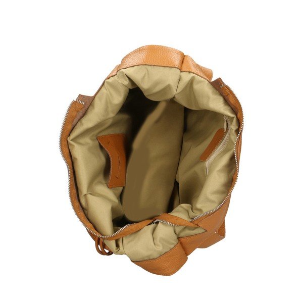 Brązowa torba skórzana Chicca Borse Crispy-image-2