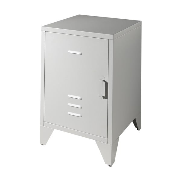 Szara metalowa szafka nocna Bronxx – Vipack