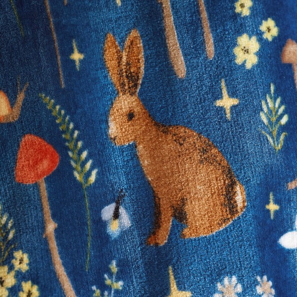 Niebieski koc z mikropluszu 130x170 cm Enchanted Twilight Animals – Catherine Lansfield-image-2