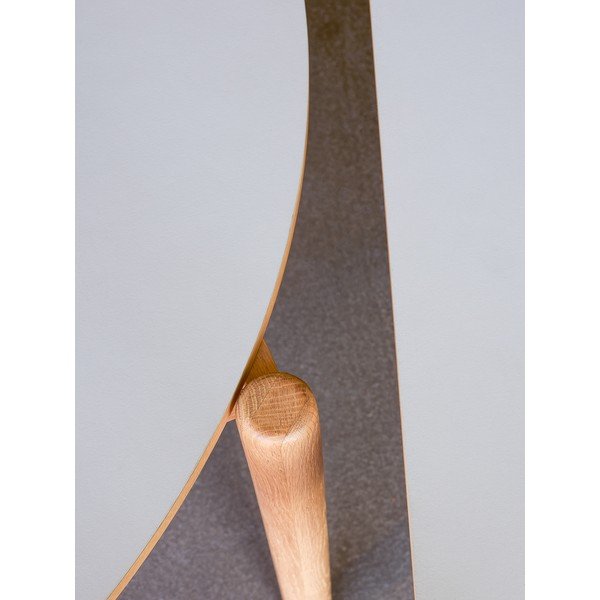 Okrągły stół z litego drewna dębowego ø 115 cm Oblique – Hübsch-image-3