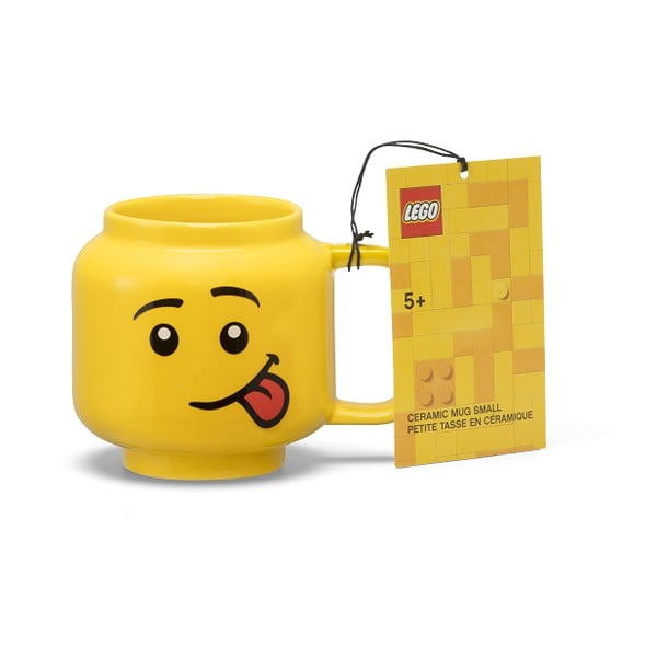 Żółty ceramiczny kubek dla dzieci 255 ml Head – LEGO®-image-2