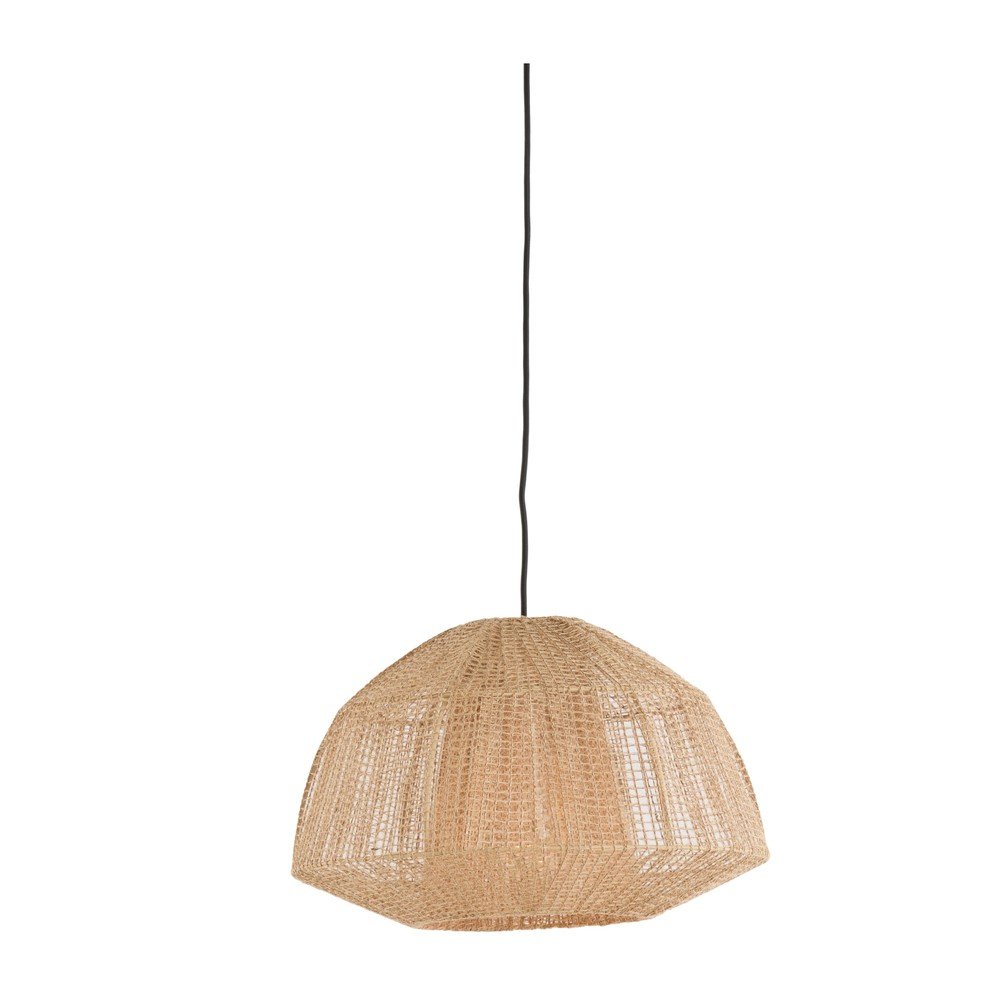 Lampa wisząca w naturalnym kolorze ø 10 cm Macul – Light & Living