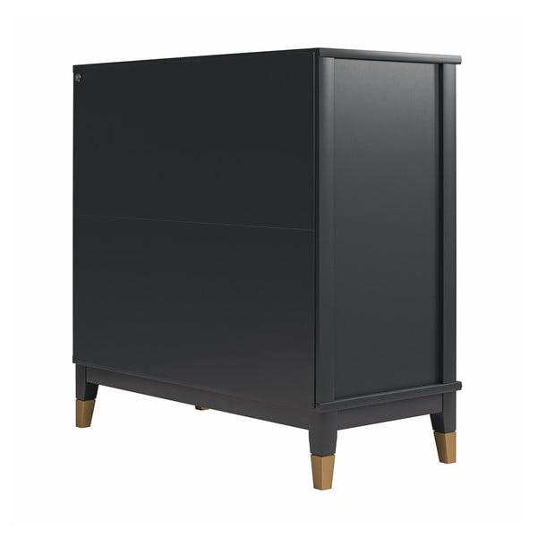 Czarna szafka 84x84 cm Westerleigh – CosmoLiving by Cosmopolitan-image-2