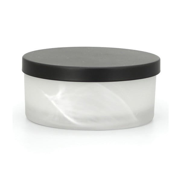 Biały szklany organizer łazienkowy na waciki Madison – Spirella