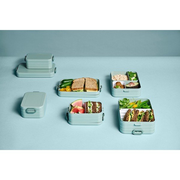 Lunchbox 3 szt./z widelcem z podziałką Take a Break  – Mepal-image-1