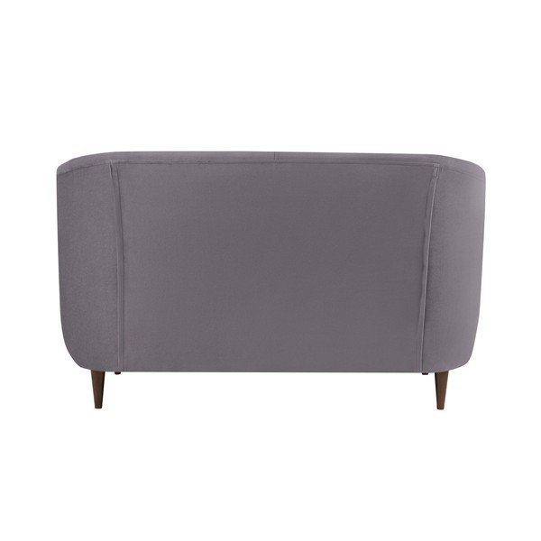 Grafitowa aksamitna sofa Kooko Home Glam, 125 cm-image-4