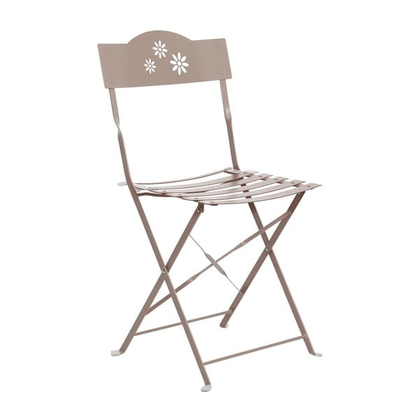 Szaro-brązowe składane krzesło Butlers Daisy Jane