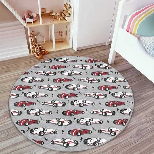 Szary dywan dziecięcy ø 120 cm Comfort – Mila Home-image-3