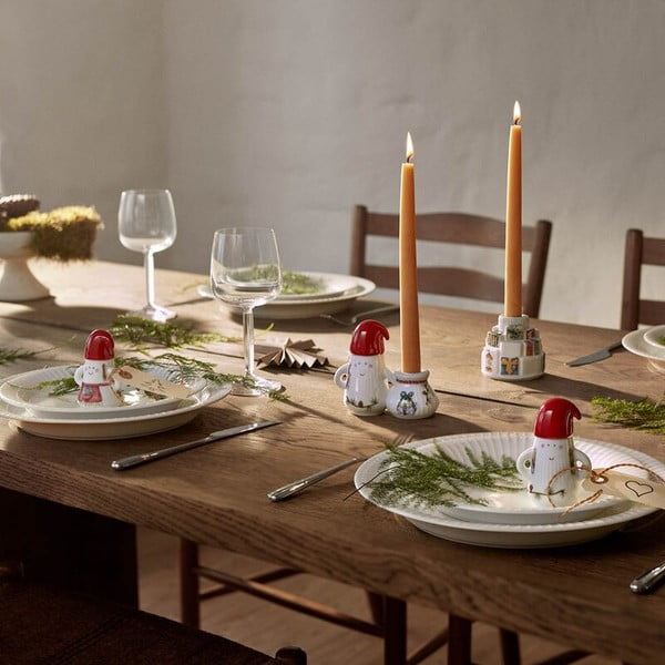 Ceramiczny świecznik ze świątecznym motywem Hammershøi Christmas Gifts – Kähler Design-image-3