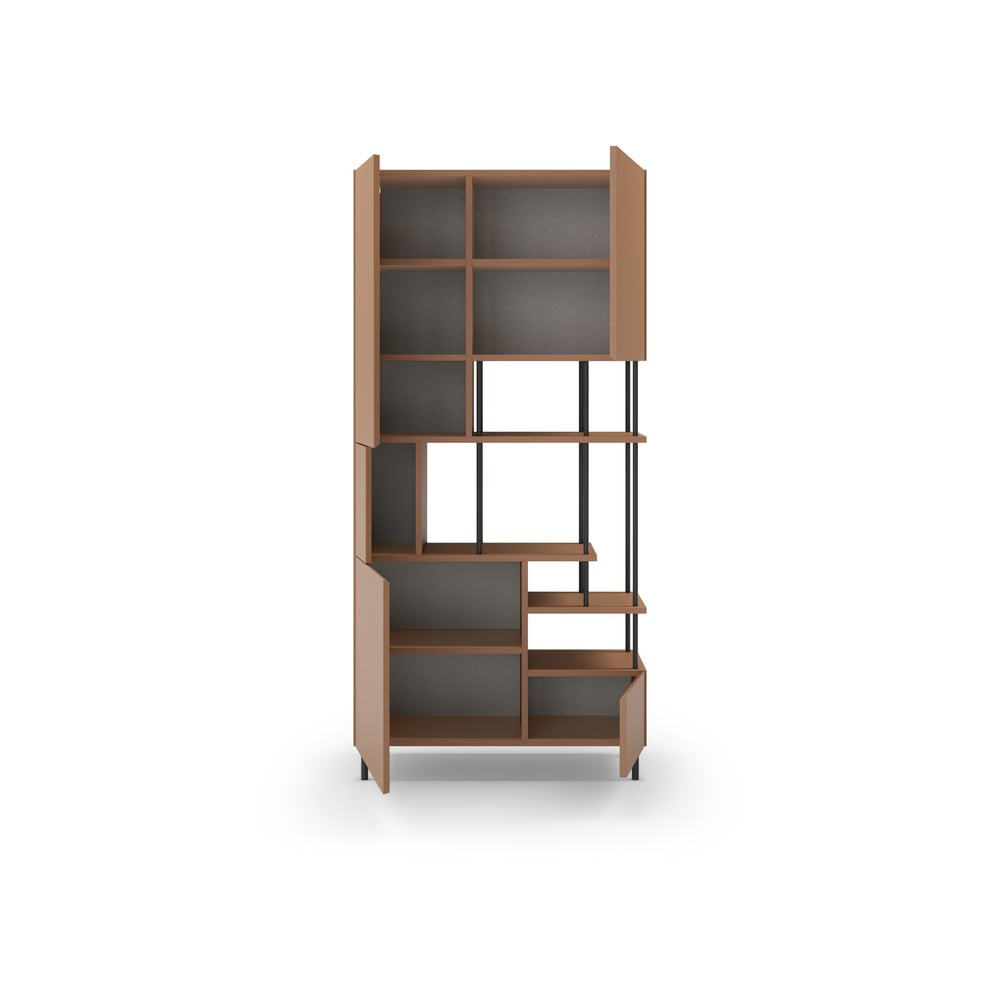 Ceglasty regał 84x175 cm Perla – Marckeric (zdjęcie 4)
