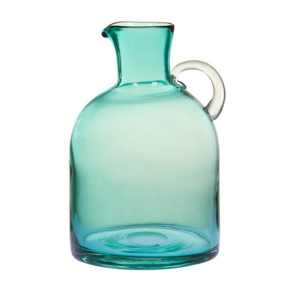 Turkusowy wazon szklany Santiago Pons