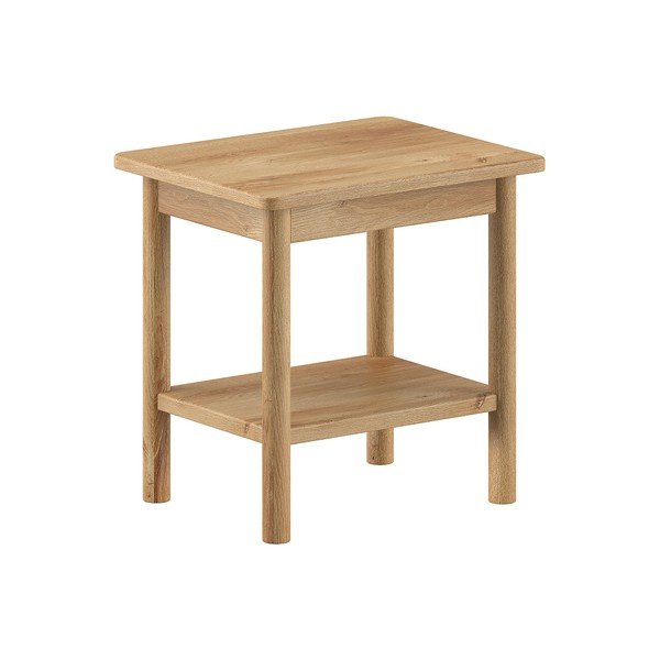 Szafka nocna z litego drewna dębowego w naturalnym kolorze Olive – Vipack