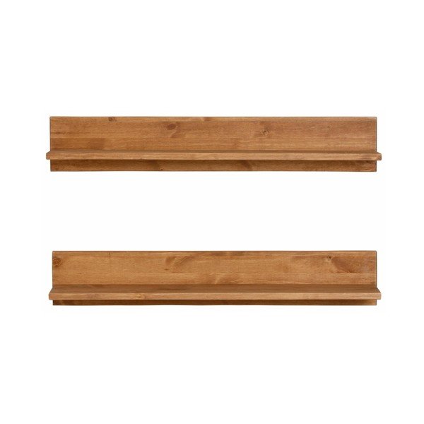 Półka wisząca z litego drewna sosnowego Støraa Salento-image-1