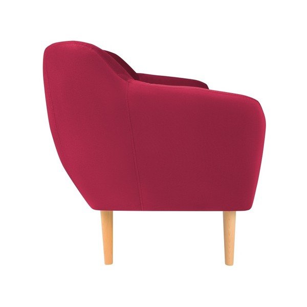 Ciemnoróżowa aksamitna sofa Mazzini Sofas Sardaigne, 188 cm-image-2