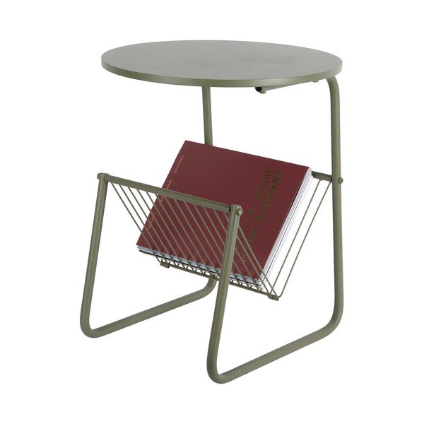 Metalowy okrągły stolik ø 40 cm Riqueza Revista – Leitmotiv-image-2