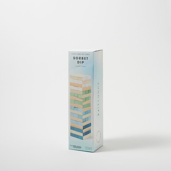 Gra planszowa z litego drewna paulownia Sunnylife Giga Jenga Tower-image-1