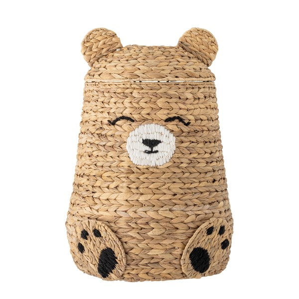 Dziecięcy kosz na zabawki z hiacyntu wodnego w naturalnym kolorze ø 40x57 cm Timone – Bloomingville Mini