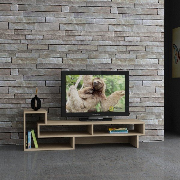 Stolik TV Tetra, dąb-image-1