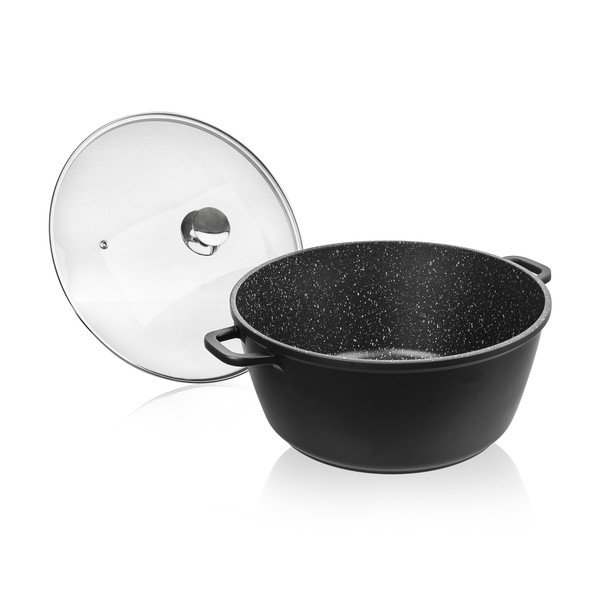 Aluminiowy garnek ze szklaną pokrywką Orion Grande, ø 32 cm-image-3