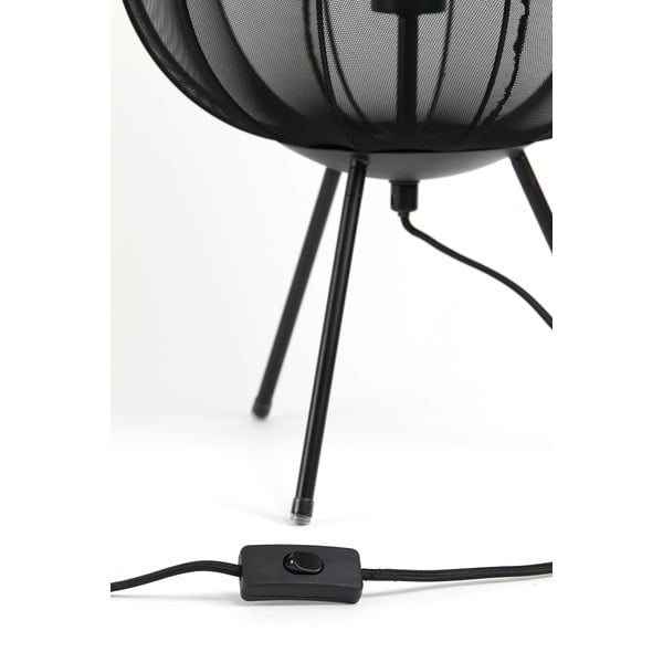 Czarna lampa stołowa (wysokość 60 cm) Plumeria – Light & Living-image-3