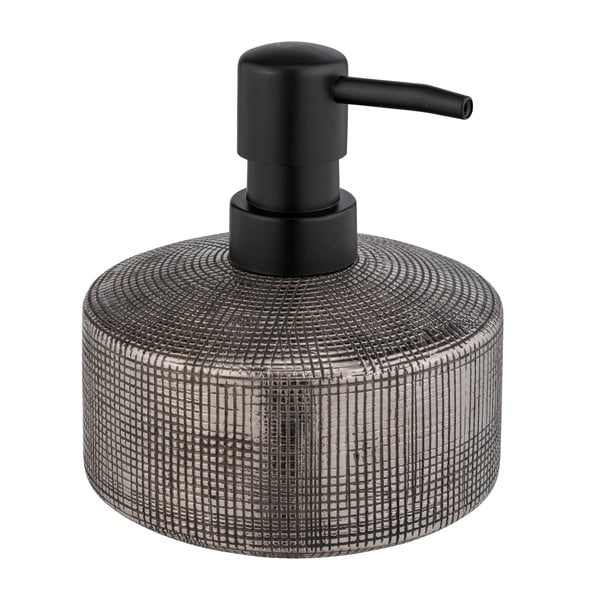 Ceramiczny dozownik do mydła w kolorze srebra 400 ml Rivalta – Wenko