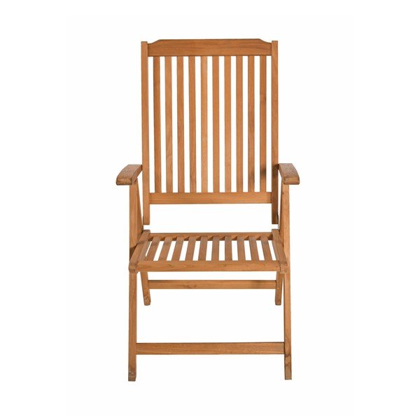 Brązowy drewniany fotel ogrodowy Solo – Garden Pleasure-image-1