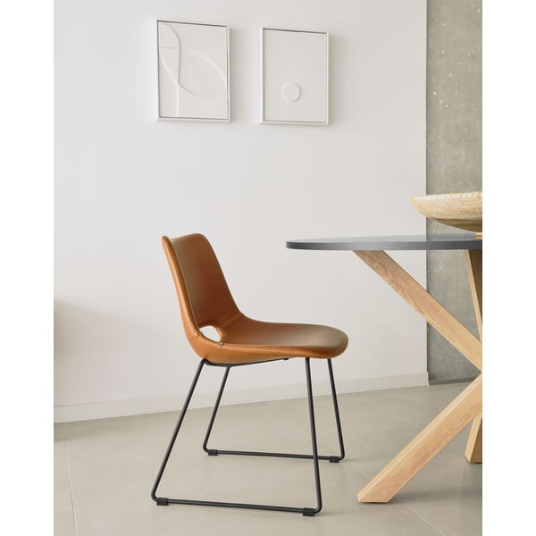 Brązowe krzesło do jadalni Kave Home Zahara-image-1
